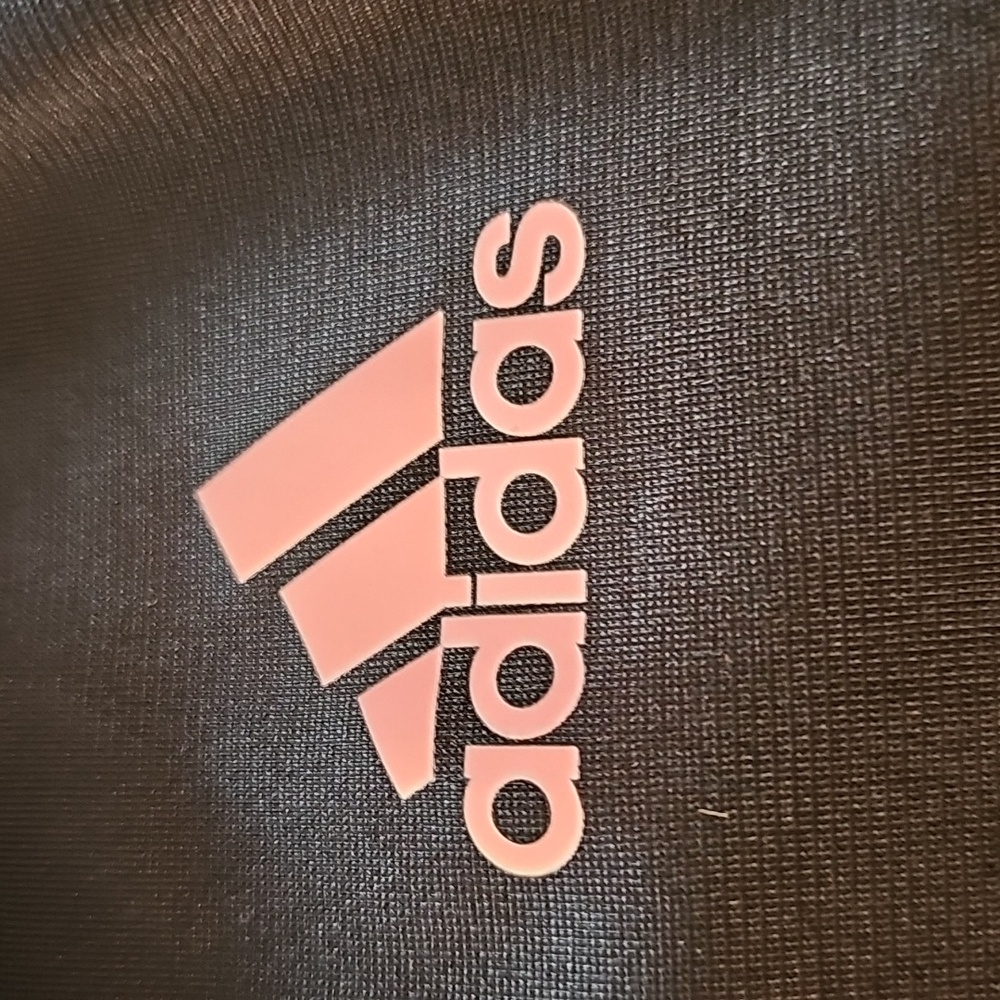 Adidas Black Jacket with Pink Stripes Size M - Picture 4 of 5